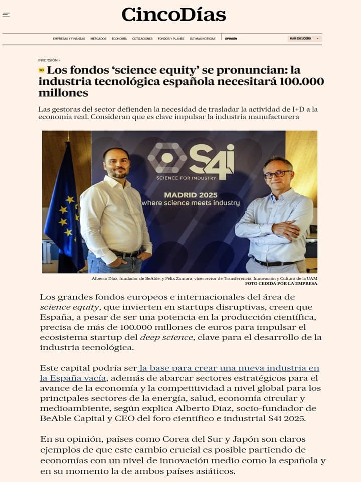 Cinco Días S4i 2025