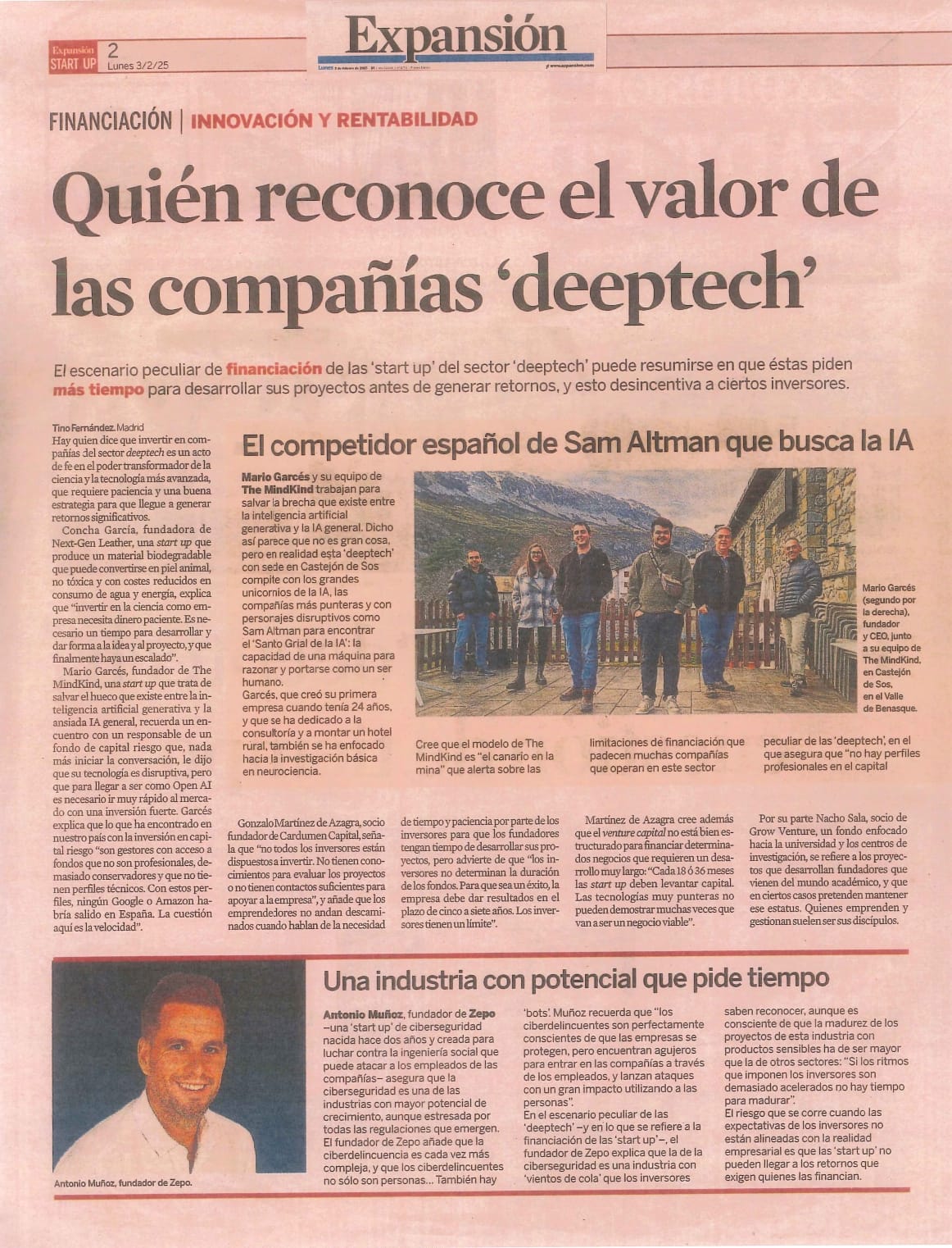 Startups Deep Science Expansion